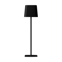 Lampka stołowa nocna solarna V-TAC 5W CCT LED 35cm ładowanie USB-C ściemnianie czarna VT-10116 3000K | 3800170219441 LED EUROPE