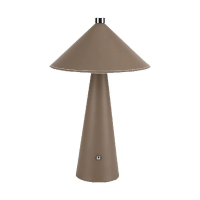 Lampka stołowa nocna V-TAC 3W LED 33cm CCT ładowanie USB-C ściemnianie brązowa skóra VT-10117 3000K- | 3800170219472 LED EUROPE