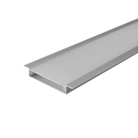 Profil do LED zestaw, ALU anodowany wpuszczany V-TAC 2mb klosz mleczny 49,8x9.8mm VT-71004 5 lat gwa | 3800170253841 V-Tac Europe