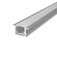 Profil do LED zestaw, ALU anodowany wpuszczany V-TAC 2mb klosz mleczny 17,7x13mm VT-71006 5 lat gwar | 3800170253865 V-Tac Europe