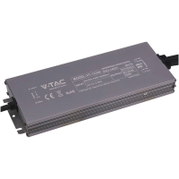 Zasilacz do LED hermetyczny SLIM V-TAC 300W 24V 12.5A IP67 filtr EMI VT-24302 | 3800170258969 LED EUROPE