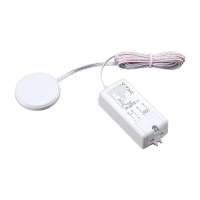 Włącznik dotykowy ukryty podblatowy meblowy 230V biały V-TAC VT-8165 5 lat gwarancji | 3800170260337 V-Tac Europe