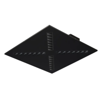 Oprawa LED podtynkowa OS-L8D-WW-RX-B-P1 3000K 3750lm IP20 czarny | 37193 Kanlux