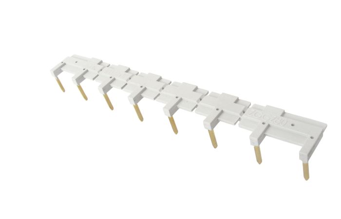 Złącze grzebieniowe 8-złącz.do przekaź.PI84, PI85 oraz gniazd GZT80,GZM80,10A 250VAC,szare,ZGGZ80-1 | 858826 Relpol