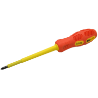 Śrubokręt krzyżakowy, izolacja 1000V, żółto-czerwony AC 1000V, 6x125mm(1szt) | SD6125S Tracon