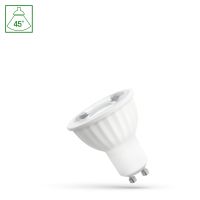 Lampa LED GU10 230V 6W SMD 45ST CW z soczewką Spectrum | WOJ+14094 Wojnarowscy