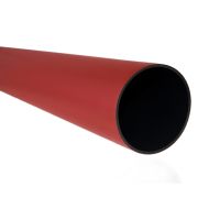 Rura osłonowa sztywna do przecisków i przewiertów ROS-Zk 110/10 1250N czerwona (6m/48szt) SRS-G | 10984 TT Plast
