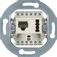 Gniazdo przyłączeniowe UAE 8(6)/TAE 6 F+N, kremowy | 458802 Hager