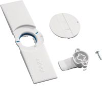 Płytka drzwiowa z uchwytem i ryglem do obudowy IP44 | FZ598N Hager