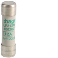 Wkładka bezpiecznikowa cylindryczna CH-10 10x38mm aM 12A 500VAC | LF312M Hager