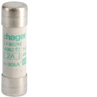 Wkładka bezpiecznikowa cylindryczna CH-14 14x51mm aM 2A 500VAC | LF402M Hager