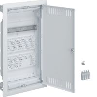 Rozdzielnica VDI do ścian szkieletowych (GK) 3R 2xpłyta mont., 1xszyna TH, Volta | VH36NWB Hager