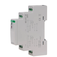 przekaźnik bistabilny 9-30 V AC/DC 1R+1Z, montaż na szynie DIN | BIS-411-1R1Z-24V F&F