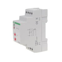 Regulator temperatury RT-821 zakres temp. -5-4st.C montaż na szynie DIN styk 1NO/NC 230V AC | RT-821 F&F