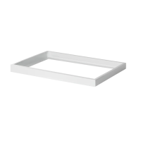 Ramka natynkowa do paneli ADTR 3060 W prostokątny dł. 60cm szer. 30cm wys.4,5cm kolor biały złożona | 29840 Kanlux