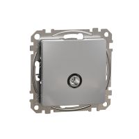 Gniazdo TV końcowe (4dB), srebrne aluminium, Sedna Design & Elements | SDD113471 Schneider Electric