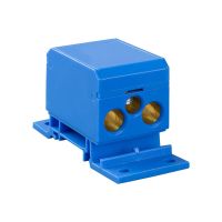 Blok rozdzielczy DB4-N 4x4-70 mm² na szynę TH lub wkrętami 500V 196A 6kV niebieski | 48.29 Elektro-Plast Opatówek