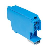 Blok rozdzielczy SDB-25/N przekrój 25mm2 na szynę TH 1-bieg.1000V 100A 240/415V, 6kV niebieski | 48.926 Elektro-Plast Opatówek