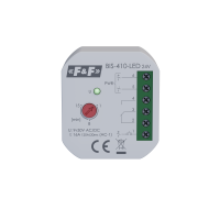 Przekaźnik bistabilny, p/t z wyłącznikiem czasowym, do podświetlanych przycisków 24V | BIS-410-LED-24V F&F