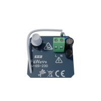 Moduł dotykowego nadajnika, zdalne sterowanie, zbliżeniowy, czarny, 230V, do puszki montażowej Fi60 | FW-GS-230 F&F