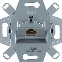 Mechanizm gniazda komputerowego UAE 1-kr (RJ45), ekran., kat.6a iso, one.platform | WDF41076 Hager