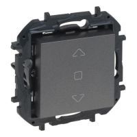 Łącznik sterowania roletami 3 - pozycyjny, stalowy, NILOE STEP | 863444B Legrand