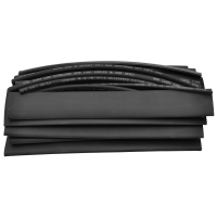 Zestaw rur termokurczliwych, cienkościenne, czarne, 2:1 | ZSBB-SET Tracon