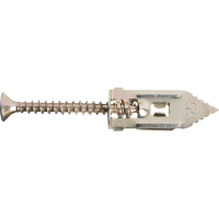 TAP-IT Łącznik metalowy 10,5x30 mm do wbijania do płyt G-K z wkrętem 4x40 mm - opakowanie kartonowe | R-GPB-PLUS Rawlplug