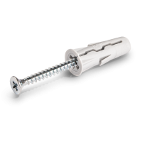 Kołek uniwersalny UNO Rawlplug UNO-10+650 10 mm z wkrętem 6,0x50 mm (100 szt.) – do podłoży pełnych | UNO-10+650 Rawlplug