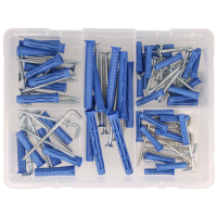 4ALL Zestaw kołków uniwersalnych 6x30mm,8x40mm,8x65mm z wkrętami i hakami - opakowanie plastikowe - | R-T3-4ALL-SET1 Rawlplug
