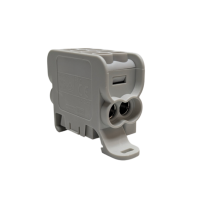 Blok dystrybucyjny ,rozdzielczy HLAK 25 1P 2xAl/Cu 25mm²+16mm² 1000VAC/1500VDC szary | MAG1251A00 Morek