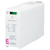 Moduł wymienny ogranicznika przepięć, MOD. GSM T12 275/25, typ T1+T2 (B+C) | 002440614 Eti