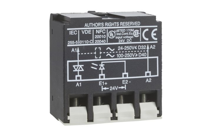 Moduł półprzewodnikowy 220V DC do stycznika LC1/LP1 | LA4DWB Schneider Electric