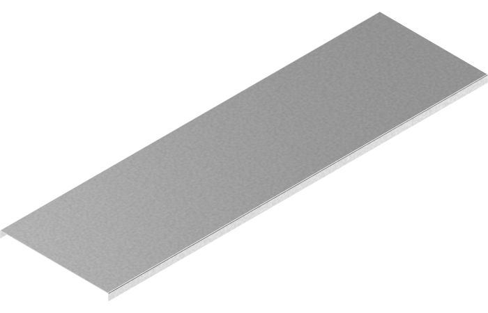 Pokrywa kanału PKN125/2, gr.blachy 1,5mm (2m) | 500112 Baks