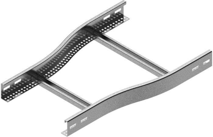 Redukcja drabinki symetryczna RDSC200/100H60 N, gr. blachy 2,0mm | 468020 Baks