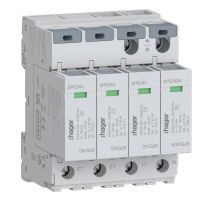 Ogranicznik przepięć T2 4P 3+1 sieć TN-S/TT In=20kA Up≤1,35kV SPD | SPE440 Hager