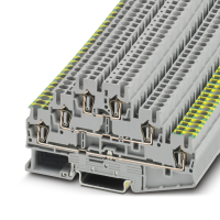 Złącza uziemiające ST 2,5-PE/L/L, szare | 3036097 Phoenix Contact