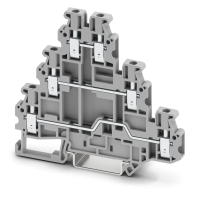 Złączka szynowa 3-poziomowa 0,14-4mm2 UT 2,5-3L, szara | 3214259 Phoenix Contact