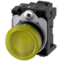 Lampka sygnalizacyjna 3SU1, 22mm, 24VAC/DC okrągła, żółta, SIRIUS ACT | 3SU1102-6AA30-3AA0 Siemens