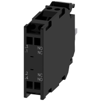 Blok stykowy SIRIUS ACT do pulpitu 1NO(wyprzedzający)+1NC(opóźniony), zaciski spręż. | 3SU1400-1AA10-3FA0 Siemens