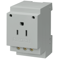 Gniazdo 15 A/AC 125 V według IEC 60083, wersja UL typ NEMA, do montażu rozdzielacza | 5TE6804 Siemens