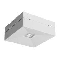 Oprawa awaryjna LOVATO II LED, 2W, optyka uniwersalna, 270lm, 3h, jednozadaniowa, AT ,biała | LV2U/2W/B/3/SE/AT/WH Awex