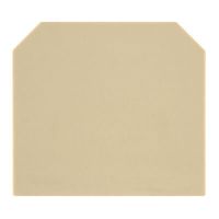 Ścianka końcowa i przegroda do złączek AP SAK 4-10, ciemnobeżowa | 0117960000 Weidmuller