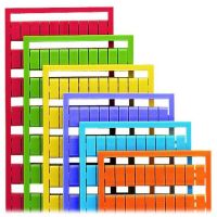 Ramka z oznacznikami WSB, jako karta, czerwona (arkusz) | 209-566/000-005 Wago