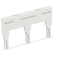 Mostek grzebieniowy, 3-torowy szary | 788-114 Wago