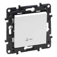 Łącznik schodowy podświetlany 10ax aluminium, Niloe Step | 863316 Legrand