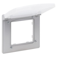 Ramka pojedyncza IP44 aluminium, Niloe Step | 863396 Legrand