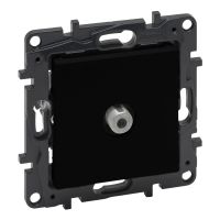 Gniazdo antenowe TV typu "F" końcowe czarne, Niloe Step | 863575 Legrand