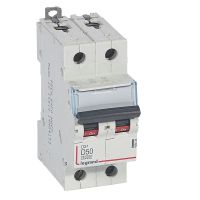 Wyłącznik nadprądowy S302 2P D 50A 6kA serii DX3 | 408036 Legrand