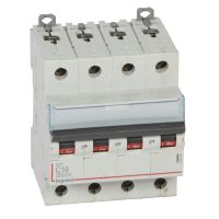 Wyłącznik nadprądowy S304 4P C 16A 6kA serii DX3 | 407928 Legrand
